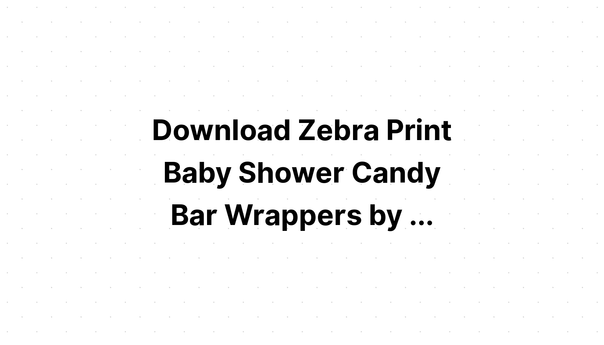 Download Cheetah Print Bar Candy Wrapper Set SVG File